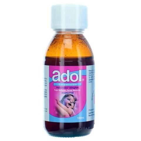 Adol Pediatric Pain Reliever and Fever Reducer Syrup120mg 100ml