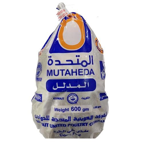 المتحدة المدلل دجاج كويتي مجمد بدون احشاء 600جم