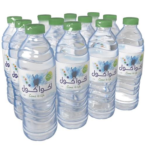اكوا كول مياه معدنية قليلة الصوديوم 500مل 12حبة