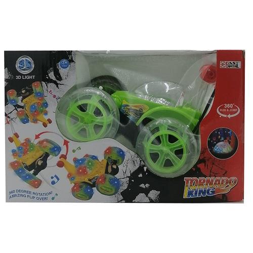Tornado King Naughty Car Toy with Remote Control Lighting and Music Model No.Rc20033