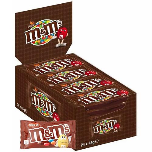 M&M's Milk Chocolate 45g 24Pcs