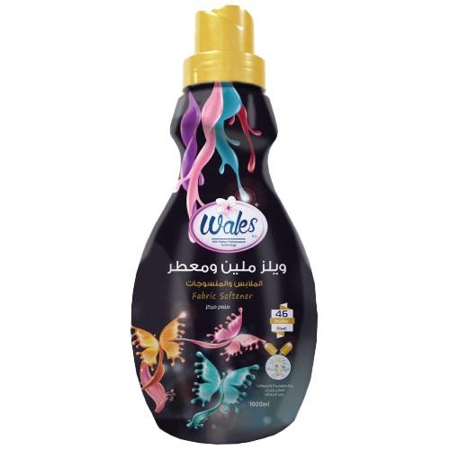 ويلز ملين ومعطر الملابس والمنسوجات اسود 1لتر