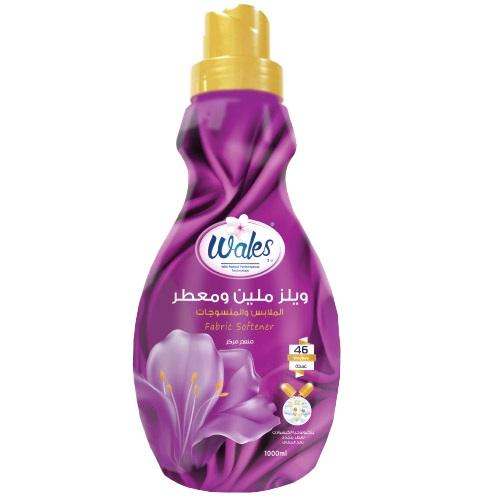 ويلز ملين ومعطر الملابس والمنسوجات بنفسجي 1لتر