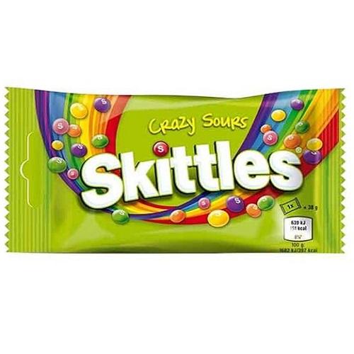 Skittles Crazy Sours Candy Balls 38g