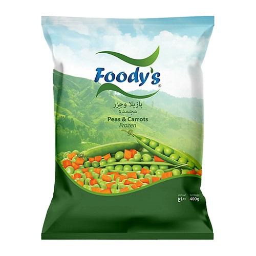 Foody's Peas & Carrots Frozen 400g