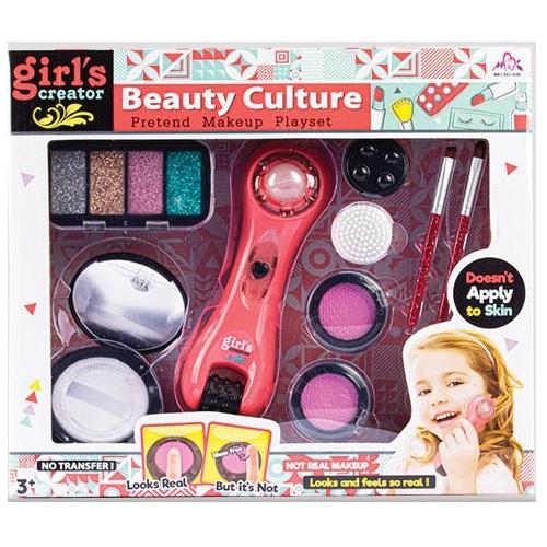 Beauty Culture Girls Makeup Play Set with Massage Tools and Skincare Accessories Model No.MBK-362