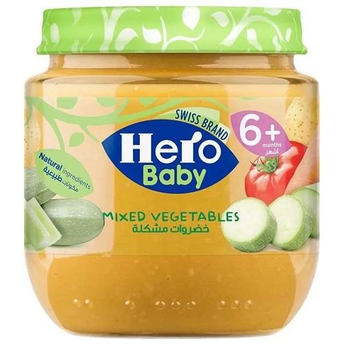 Hero Baby Mixed Vegetables Compote Puree 120g