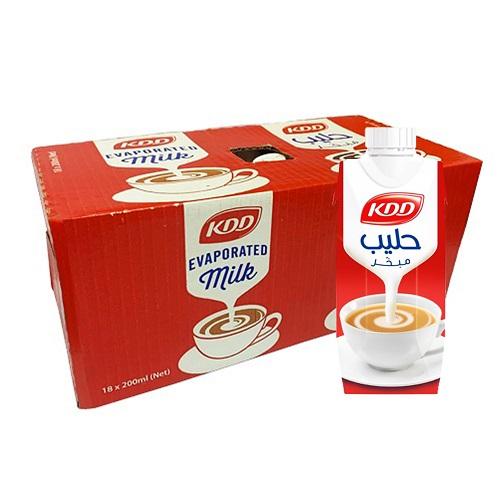 كي دي دي حليب مبخر 200مل 18حبة