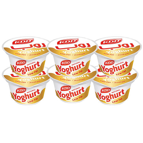 KDD Yogurt Low Fat 170g 6Pcs