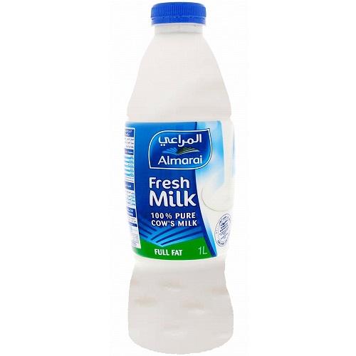 Almarai Fresh Full Fat Milk 1Ltr