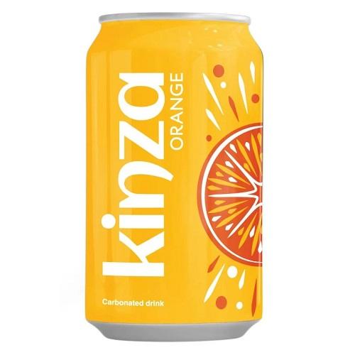 Kinza Carbonated Drink Orange Flavor 360ml
