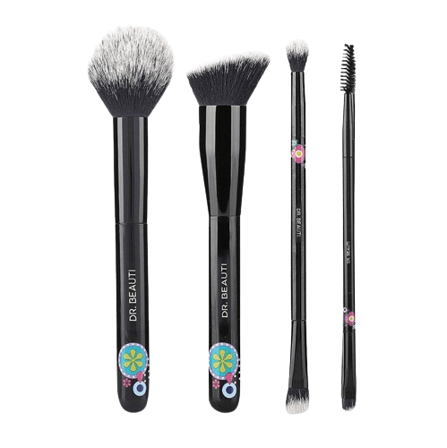 Dr. Beauti I'm So Pretty Face & Eyes Brush Set 4Pcs