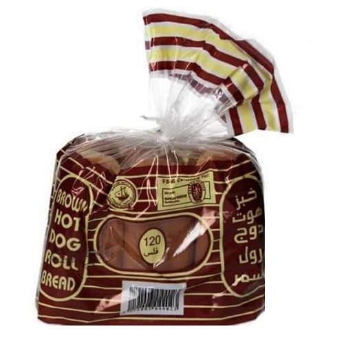 KFMBC Brown Hot Dog Roll Bread 6Pcs 240g