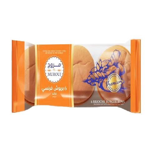 مروج بريوش فرنسي برجر 6حبة 360جم