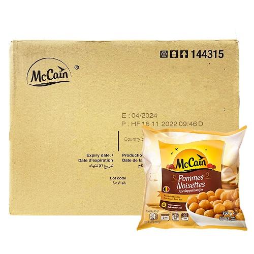 Mccain Mashed Potato Balls 750g 12Pcs 1Carton