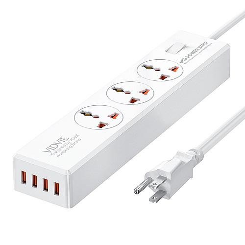 فيدفى مشترك كهربائي مع 4منفذ USB و3مقبس طاقة بقوة 3120واط موديل رقم.PSB02