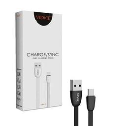 فيدفي كايبل منفذ USB الي منفذ تايب سي ابيض موديل رقم.CB411