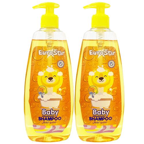 Euro Star Shampoo to Cleanse Hair for Children 500ml 2Pcs