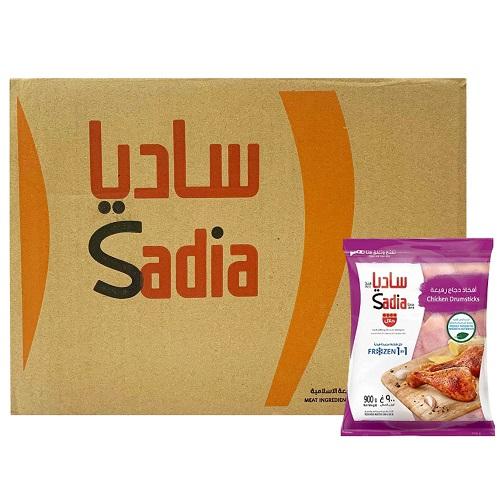 ساديا افخاذ دجاج رفيعة مع عظم وجلد 900جم 8حبة 1كرتون