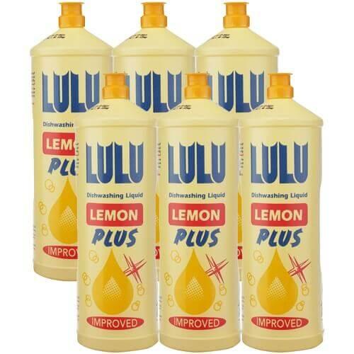 Lulu Plus Dishwashing Liquid with Lemon 420ml 6Pcs