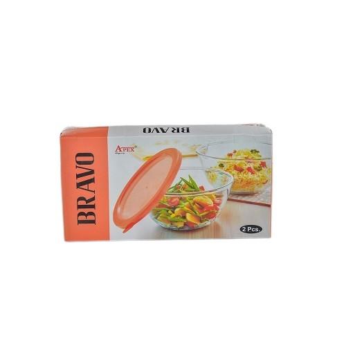 Bravo Glass Food Container with Lid Model No.Ap209