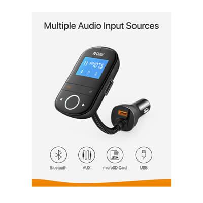 Anker Roav Smart Charge F3 Bluetooth FM Transmitter and Charger Model No.R5132Z11
