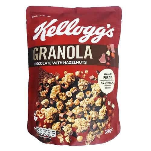 Kellogg's Granola Chocolate with Hazelnuts 380g