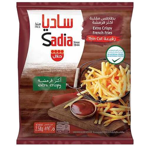 Sadia Frozen Thin French Fries 2.5Kg