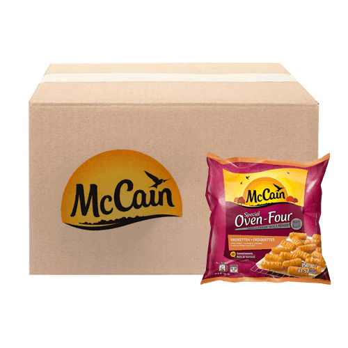 Mccain Marinated Mashed Croquette Potatoes 750gm 8Pcs 1Carton