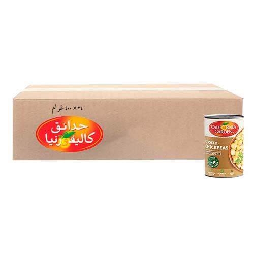 California Gardens Boiled Chickpeas 400g 24Pcs 1Carton
