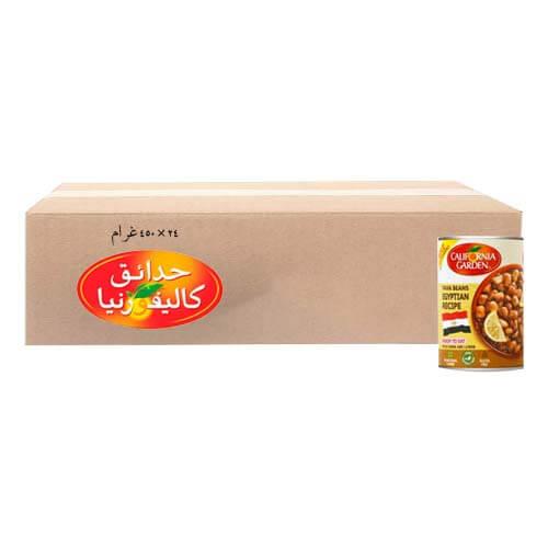 California Gardens Fava Beans With Egyptian Mix 450g 24Pcs 1Carton