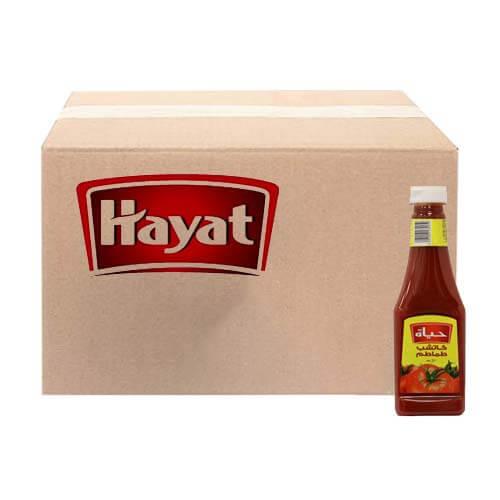 Hayat Tomato Ketchup 340g 24Pcs 1Carton