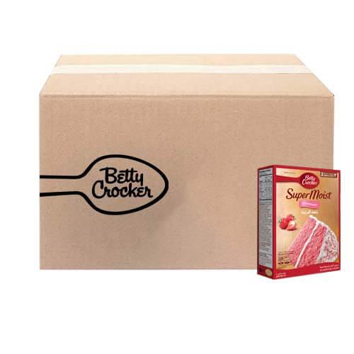 Betty Crocker Super Most Cake Mix Strawberry 400g 12Pcs 1Carton