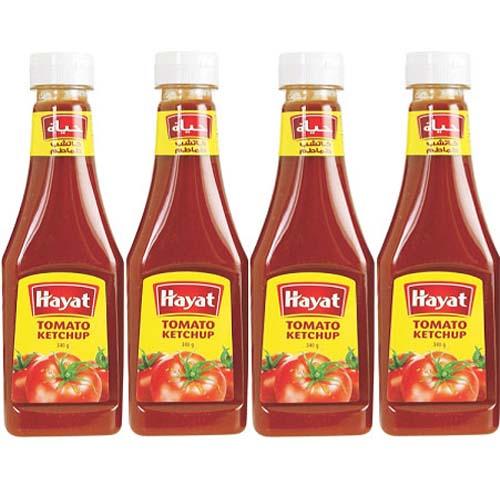 Hayat Tomato Ketchup 340g 4Pcs