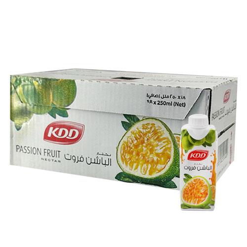 كي دي دي عصير الباشن فروت 250مل 18حبة