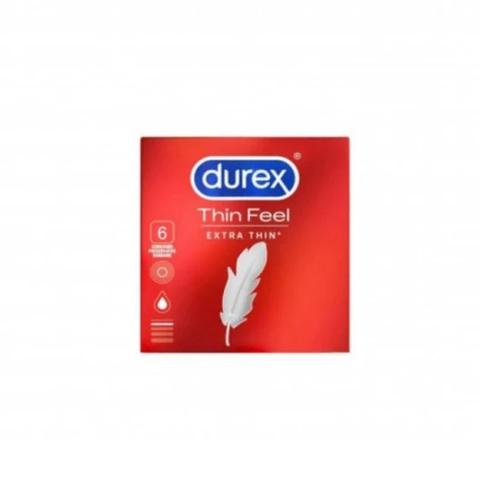 Durex Feel Thin Condoms 6Pcs