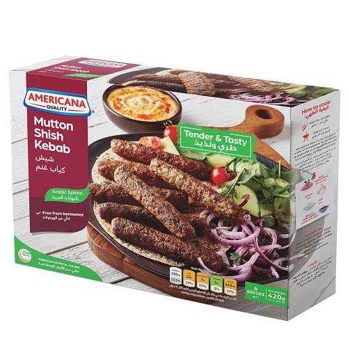 Americana Mutton Shish Kebab 6Pcs 420g