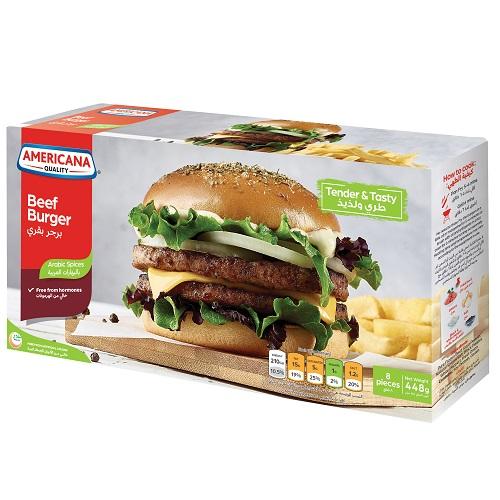 Americana Burger Arabic Spices 8Pcs 448g