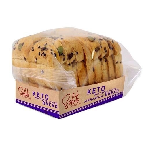 Salute Keto Multi Seed Sliced Toast Bread 250g