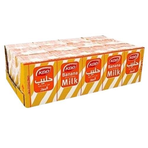 كي دي دي حليب قليل الدسم بنكهة الموز 250مل 24حبة