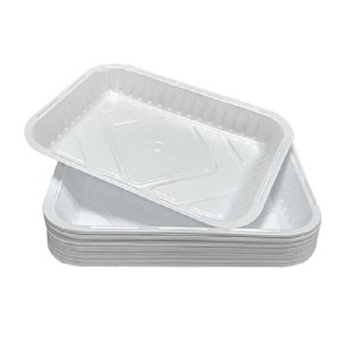 Fotouh Al-Kuwait Rectangular Plastic Plate Small 50Pcs No.2 