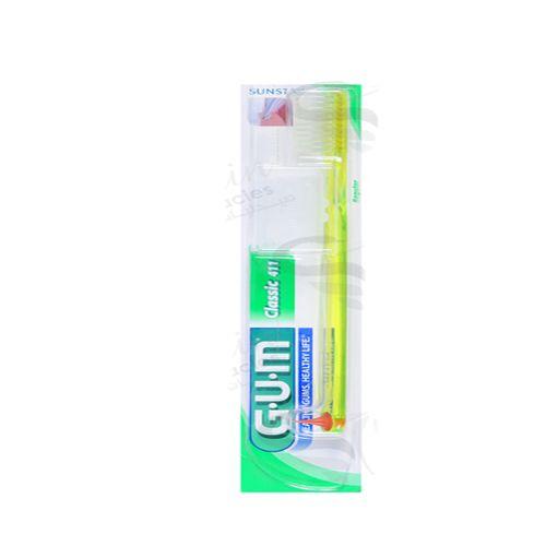 GUM Classic 411 Toothbrush Soft 1Pcs