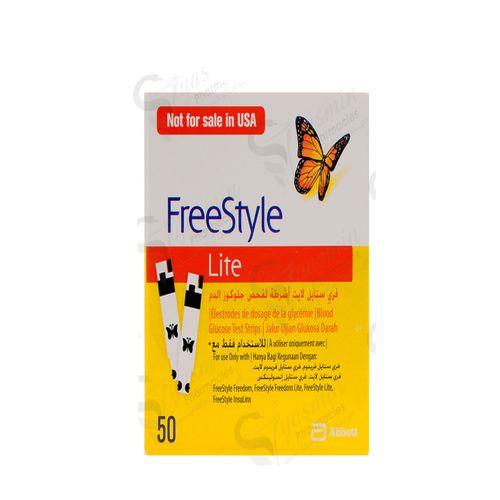 Freestyle Lite Glucose Test Strips 50Strips