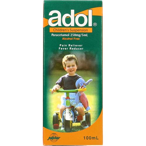 Adol Childrens Suspension 250mg/5ml 100ml