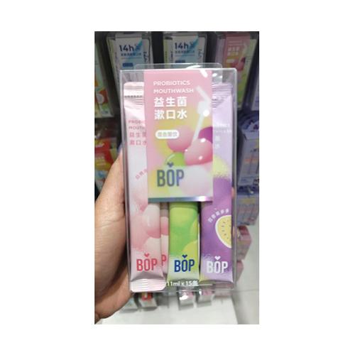 Bop Probiotic Mouthwash with Mixed Berry Flavor