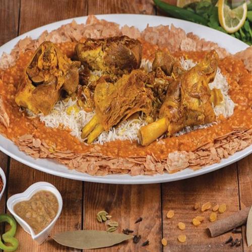 مثلوثة لحم عربي
