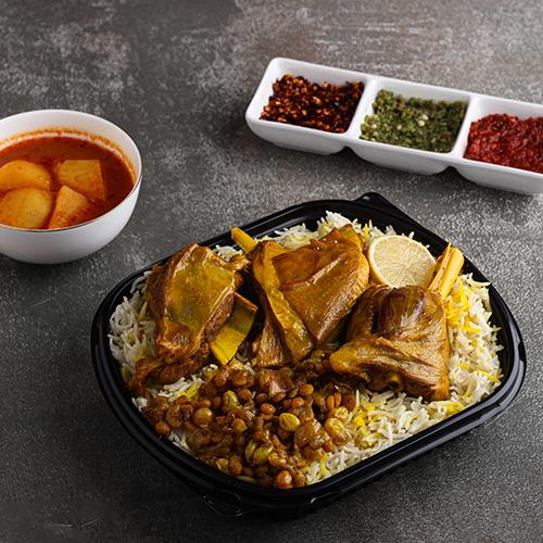صينية مجبوس لحم عربي