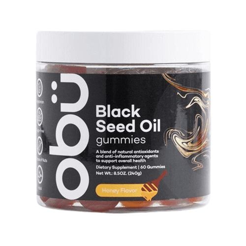 Obu Black Seed Oil Gummies for Holistic Wellness Honey Flavor 60Gummies