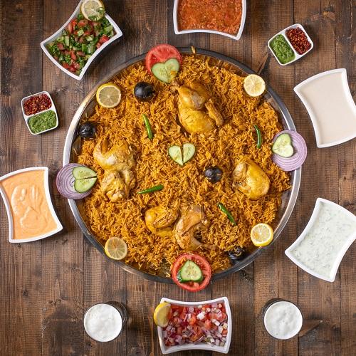 صينية كبسة دجاج سعودي تكفي 5الى7اشخاص