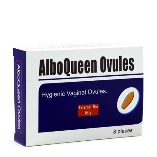 Albo Queen Vaginal Suppositories for Cleaning and Tightening 8Ovules 